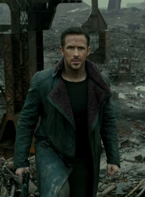 blade runner 2049 ryan gosling leather jacket replica|blade runner leather coat.